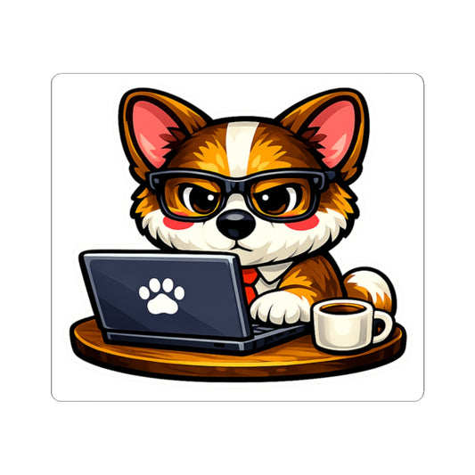 Corgi Office Series — Coffee Time