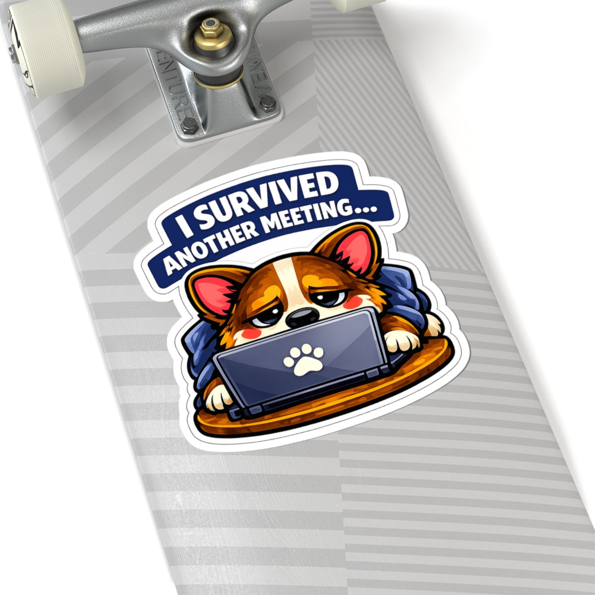 Corgi Office Series — Survived Another Meeting