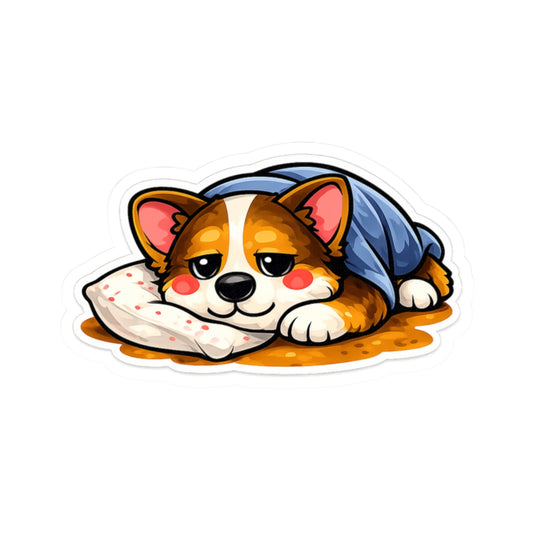 Corgi Office Series — Tired