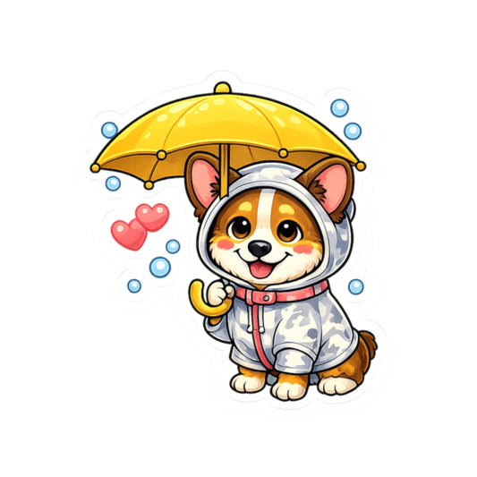 Corgi Daily Series — Rainy Day
